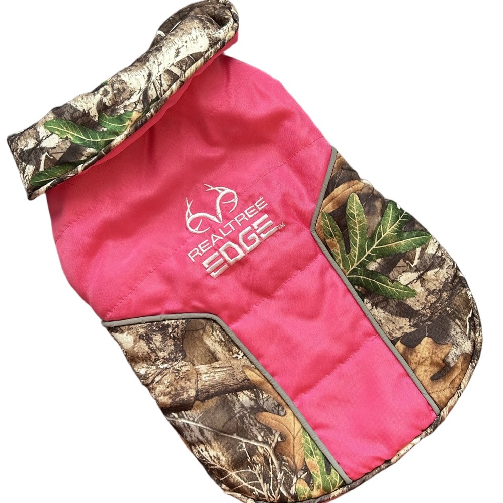 Realtree Pink and Camouflage Dog Jacket